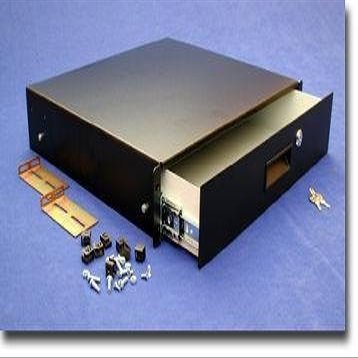Hammond Manufacturing RDRW1900712BK1 Drawer KIT 4U X 12 DP"