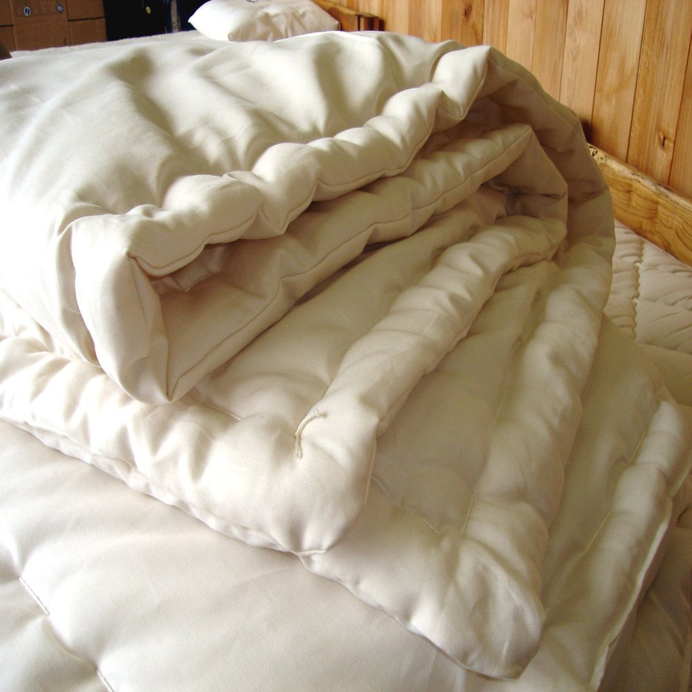 Holy Lamb Organics Wool Comfortor (Twin Comforter - Extra Warmth)
