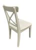 Ingolf Chair in White; Made of Solid Wood view 2