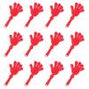 Beistle Red Hand Clappers  12 Pack, Plastic Noisemakers for Parties, Sporting Events, Celebrations, and Team Spirit Gatherings, Fan Section Cheer Accessories, 7" view 1