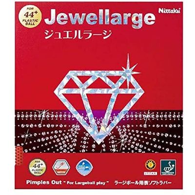 Nittaku NR-8564 Table Tennis Rubber Jewel Large Ball Speed Red MAX