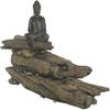StealStreet SS-G-86012, 32 Inch Water Fountain Buddha Figurine Meditation on Rock Log, 32" view 1
