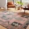 Loloi Jocelyn Collection JOC-06 Rose/Rose 2'-3" x 4'-0" .38" Thick Accent Rug view 1
