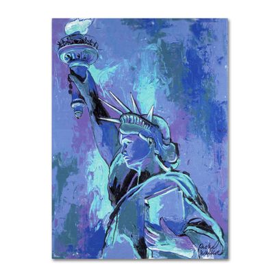 Trademark Fine Art Statue of Liberty 2 Artwork by Richard Wallich, 8 by 24-Inch