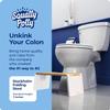 Squatty Potty Stockholm Folding Bamboo Toilet Stool 7" Collapsible, Brown and White, 1 Count view 2