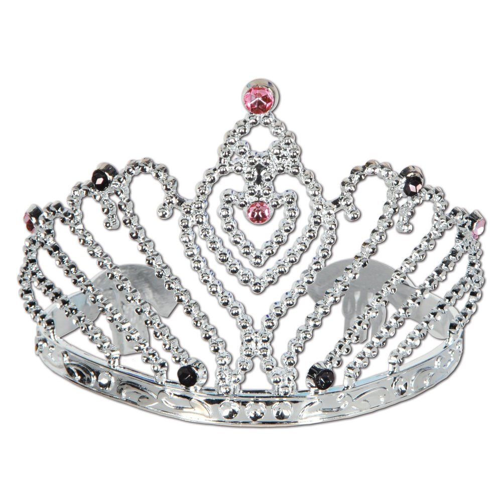 Beistle 60498 12-Pack Plastic Bachelorette Party Tiaras