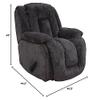 Barcalounger Summit II Recliner - Gray view 2