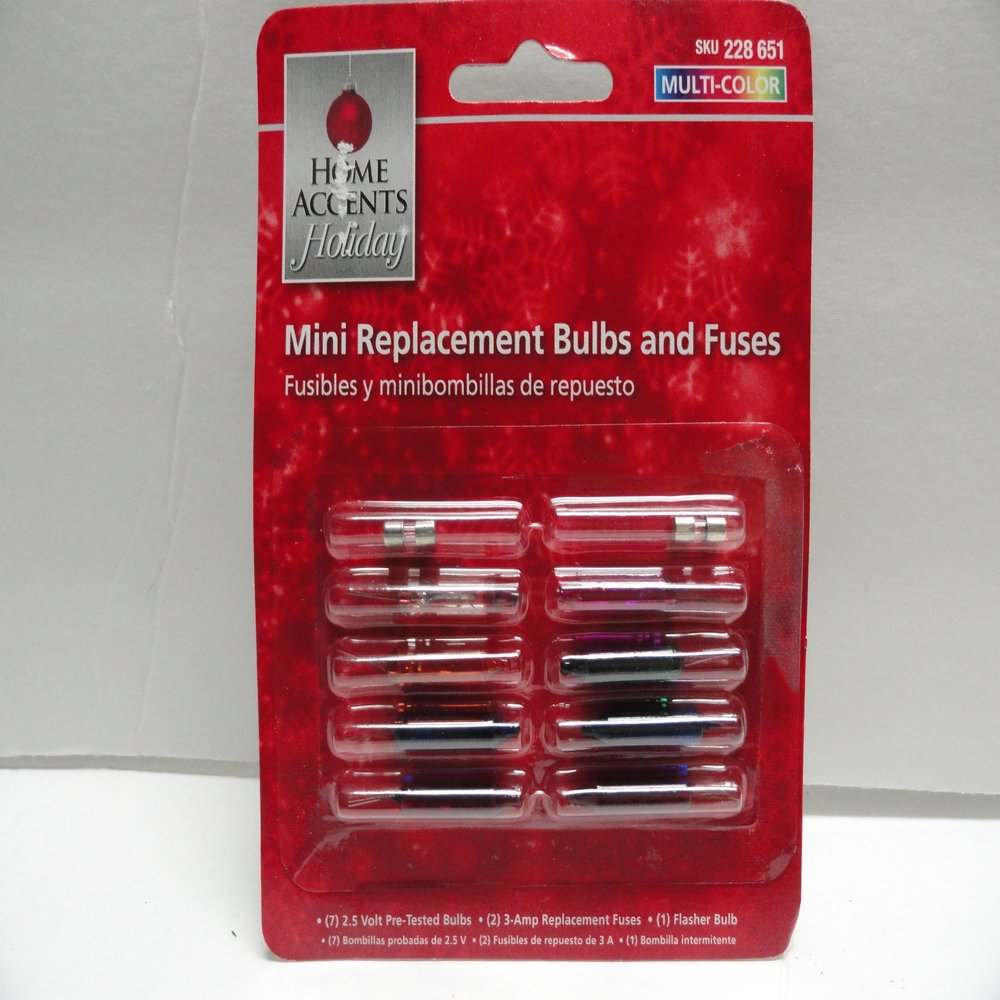 Home Accents Holiday Mini Replacement Bulbs and Fuses
