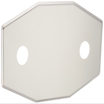 Jones Stephens T73816 2 Hole Stainless Cover Plate, 1 3/8" Diameter