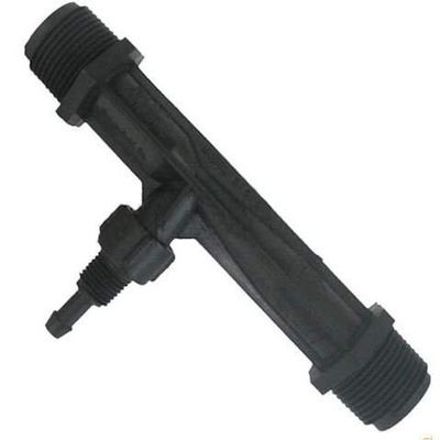 Mazzei (2081A-PVDF) Gas/Liquid Injector - Kynar Black 2" MNPT