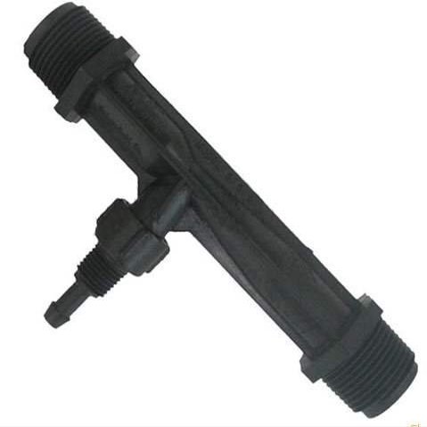 Mazzei (2081A-PVDF) Gas/Liquid Injector - Kynar Black 2" MNPT