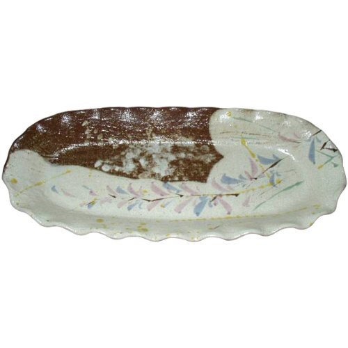RAO3Z Ranchant Cloth Ship Pot, Multi, 15.6 x 7.0 x 1.5 inches (39.5 x 17.7 x 3.7 cm), Aoi Arita Ware Made in Japan
