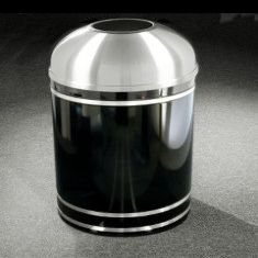 The 'Monte Carlo' Powder Coat Open Dome Receptacle 8 Gallon