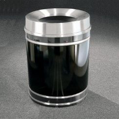 The 'Monte Carlo' Powder Coat Funnel Top Receptacle 12 Gallon