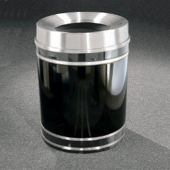 The 'Monte Carlo' Powder Coat Funnel Top Receptacle 12 Gallon