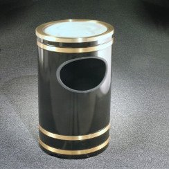 The Monte Carlo Powder Coat Sand Top Ash Trash Receptacle 3 Gallon