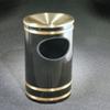 The 'Monte Carlo' Powder Coat Funnel Top Ash/Trash Receptacle 3 Gallon view 1