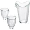 Aderia FS-71515 Tsugaru Vidro Sake Cup Gift Set, Clear, 2.4 fl oz (70 ml) x 2, Single Mouth 9.5 fl oz (270 ml) x 1, Heat Resistant Glass Sake Cup Set, Made in Japan, Microwave Safe view 1