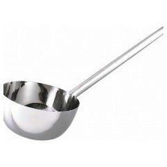 18-8 Ladle Triangular Grip with Long Handle, 7.1 inches (18 cm) (1.96 L), Handle Length: 19.7 inches (50 cm)