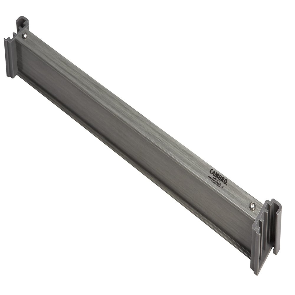 Cambro ETR72580 Camshelving Elements Traverse 72" Brushed Graphite 1 Each