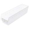 Akro Mils Clear Plastic Shelfmax Nestable Plastic Shelf Bin, 6-5/8"W X 23-5/8"D X 6"H view 1