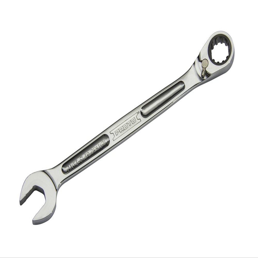 Full Polish Combo Reversible Ratchet Wrench 19 mm - 12 Point