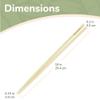 BambooMN Premium Reusable Japanese Bamboo Chopsticks, Red Dot End 10 inch - 120 Pairs view 2