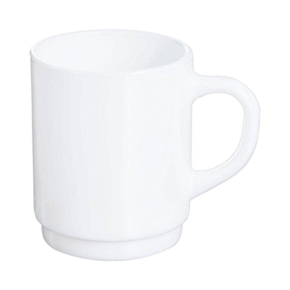 Arcoroc Restaurant Plain Mug 250ml Stackable 6 Cups