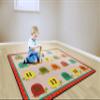 Flagship Carpets Counting Turtles Children's Educational Rug for Kids Playroom, Nursery Room Mat, Home Learning Area, and Classroom Carpet, (Seats 20), 6' x 8'4" view 4