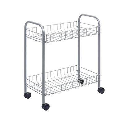Metaltex Service Trolley Madrid 41x23x51cm, Metal, White, 41 x 23 x 51 cm