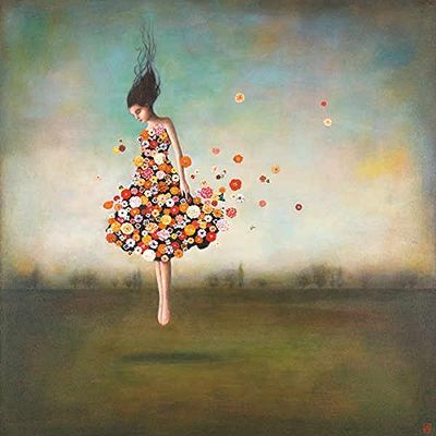 Picture Peddler Boundlessness in Bloom Duy Huynh Contemporary Fantasy Flowers Print Poster 26x28
