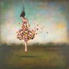 Picture Peddler Boundlessness in Bloom Duy Huynh Contemporary Fantasy Flowers Print Poster 26x28 view 1