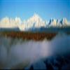 Walls 360 Peel & Stick Wall Mural: Alaska Range at Dawn Denali National Park (36 in x 12 in) view 1