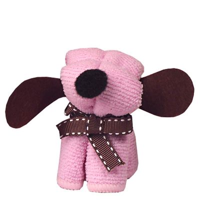 Adorable Pink Puppy dog Towel, 12