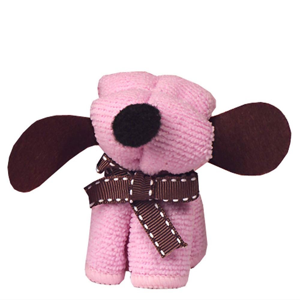 Adorable Pink Puppy dog Towel, 12