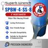 Superb Wrench SUPERB-SW-4-SS-8 Metal Water Filter Housing Wrench (6 inch Inside Diameter) view 2