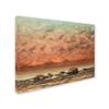 Trademark Fine Art The Black Rocks at Trouville Artwork by Gustave Courbet, 18 by 24-Inch view 2