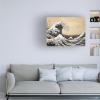 Trademark Fine Art The Great Wave off Kanagawa Artwork by Katsushika Hokusai, 18 by 24-Inch view 3