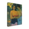 Trademark Fine Art Two Tahitian Women 1899 Artwork by Paul Gauguin, 18 by 24-Inch view 1
