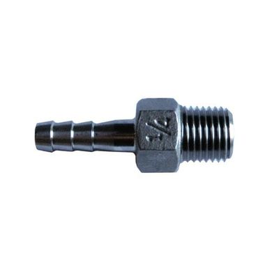 American Beverage Hose Nipple for CO2 Regulator, 1/4"