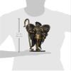 11.75 Inch Saint Raphael in Warrior Pose with Sword Statue Figurine view 2