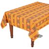 60x132" Rectangular Sunflower Red Cotton Coated Provence Tablecloth by Le Cluny view 1