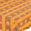 60x132" Rectangular Sunflower Red Cotton Coated Provence Tablecloth by Le Cluny view 2