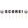 Creative Converting Sports Fanatic Soccer Score Cupcake Picks, Set of 12 view 1