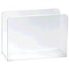 Amscan Classic Plastic Napkin Holder, 4" x 5 1/2", Clear view 1