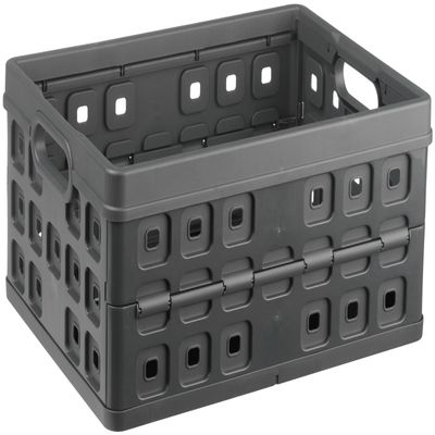 Sunware Square Folding Box 32 Litre Anthracite colour