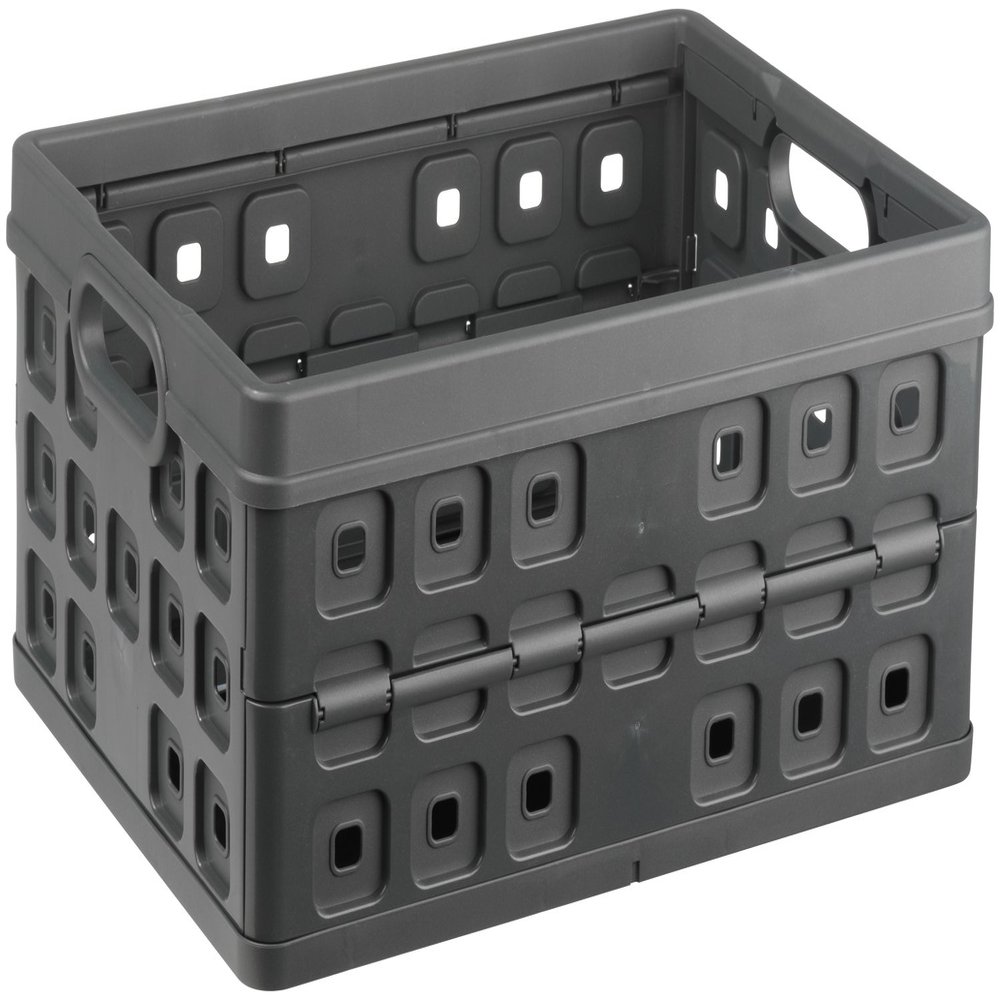 Sunware Square Folding Box 32 Litre Anthracite colour