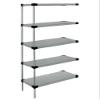 Quantum Storage Systems AD54-2124SG-5 Solid Shelves Add-On Kit for WR54-2124SG-5 Galvanized Steel 5 Shelves 54" H x 24" W x 21" D view 1