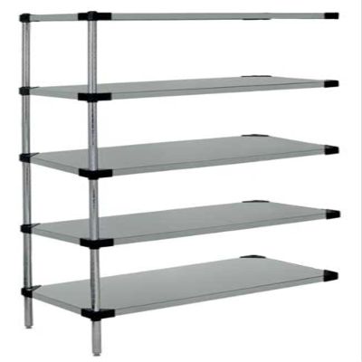 Quantum Storage Systems AD54-2136SG-5 Solid Shelves Add-On Kit for WR54-2136SG-5 Galvanized Steel 5 Shelves 54" H x 36" W x 21" D