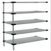 Quantum Storage Systems AD54-2136SG-5 Solid Shelves Add-On Kit for WR54-2136SG-5 Galvanized Steel 5 Shelves 54" H x 36" W x 21" D view 1